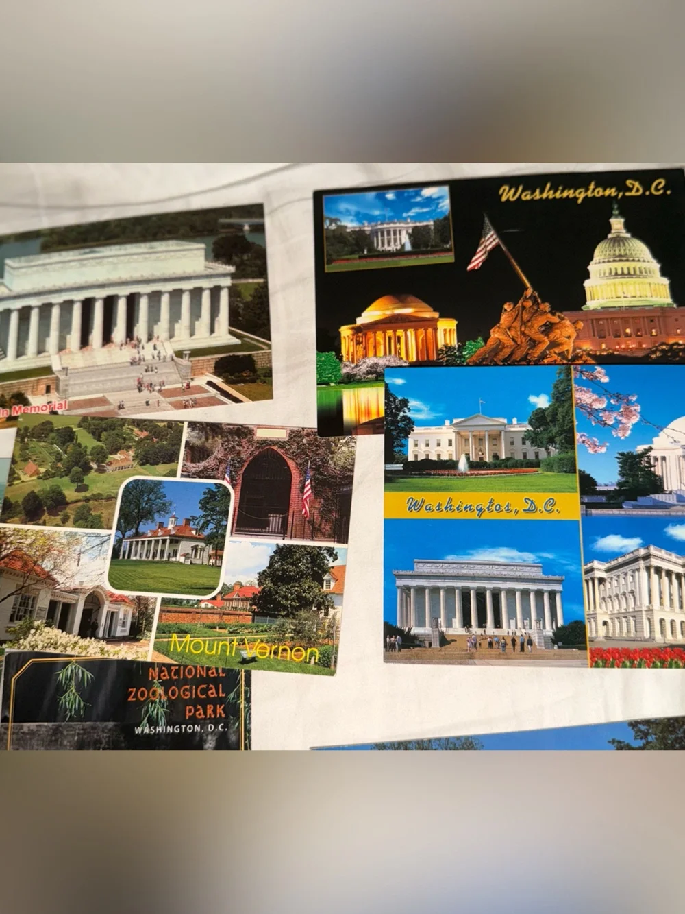 Set of 16 Vintage Postcards - London and Washington DC